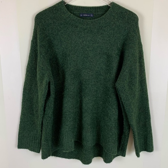 Zara Sweaters - Zara Oversized Sweater Green Size Medium EUC
